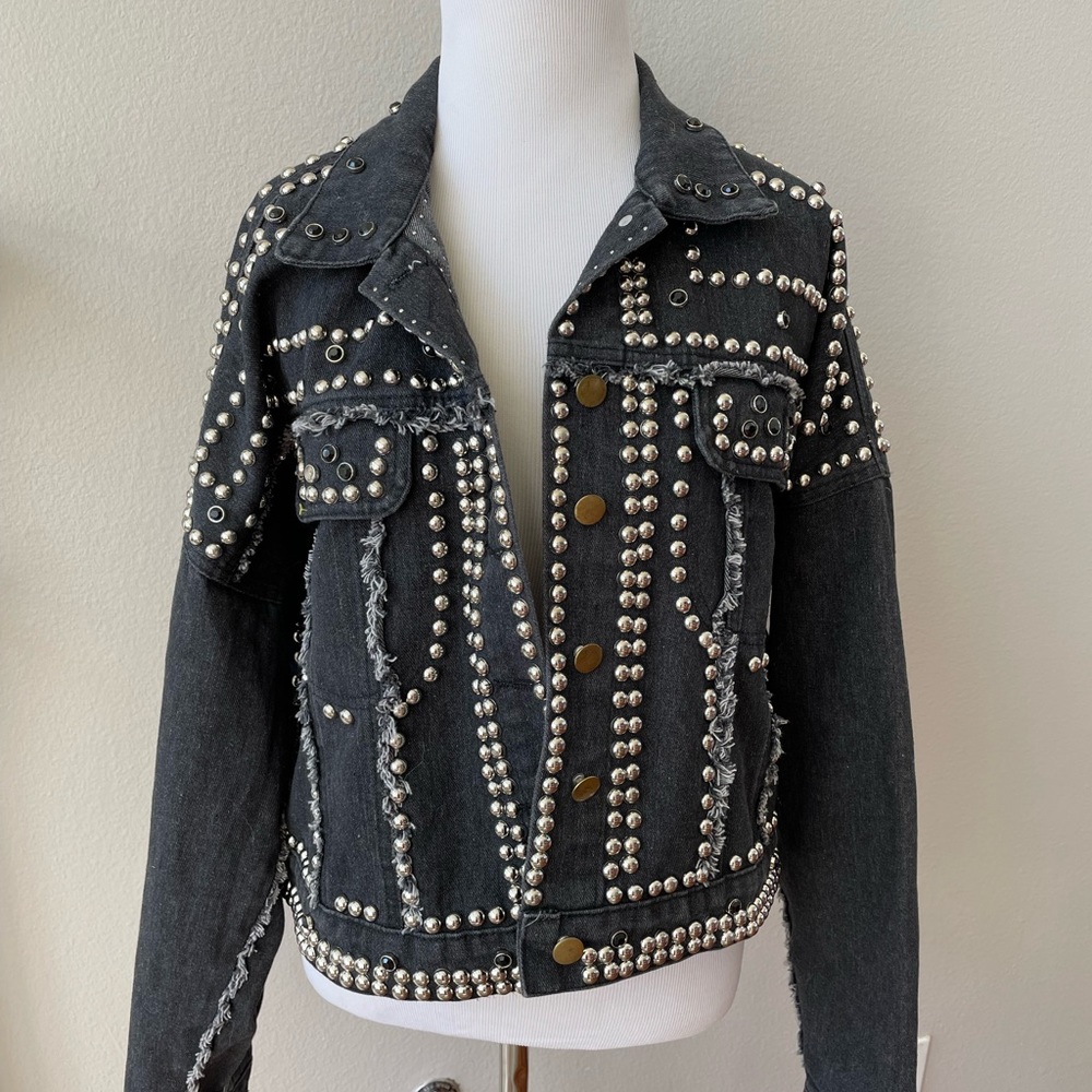 Black Jean Jacket